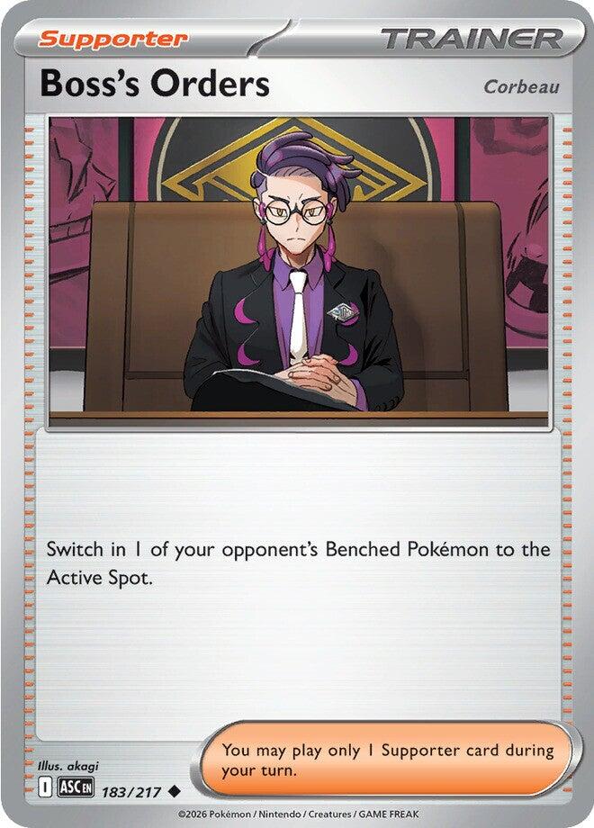 Boss's Orders [Corbeau] - 183/217 - 183/217 (Reverse Holo)