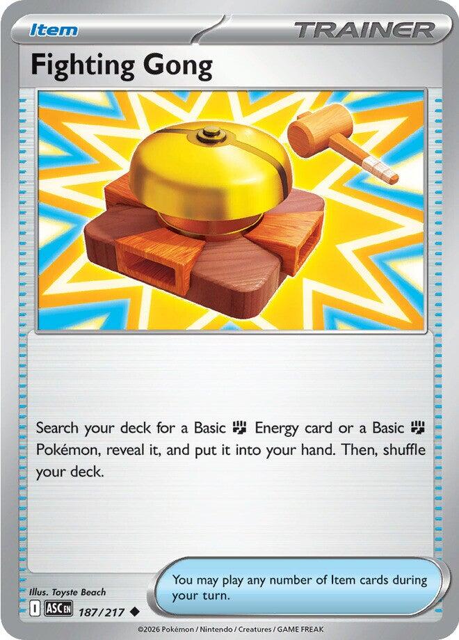 Fighting Gong - 187/217 (Reverse Holo)