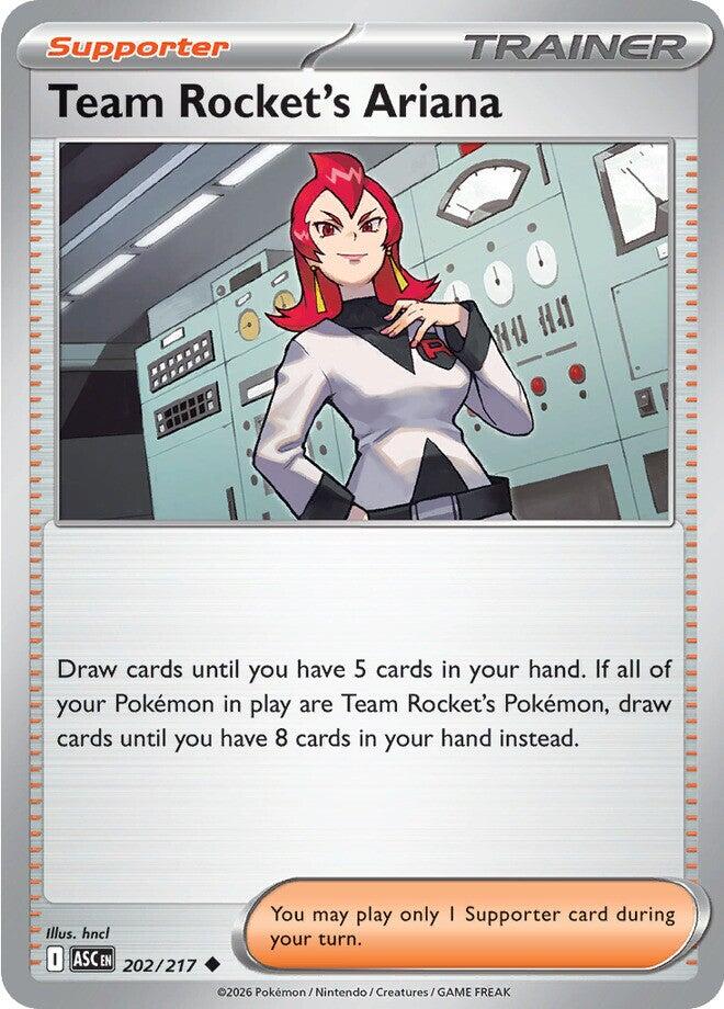Team Rocket's Ariana - 202/217 (Reverse Holo)