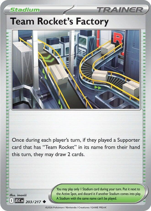 Team Rocket's Factory - 203/217