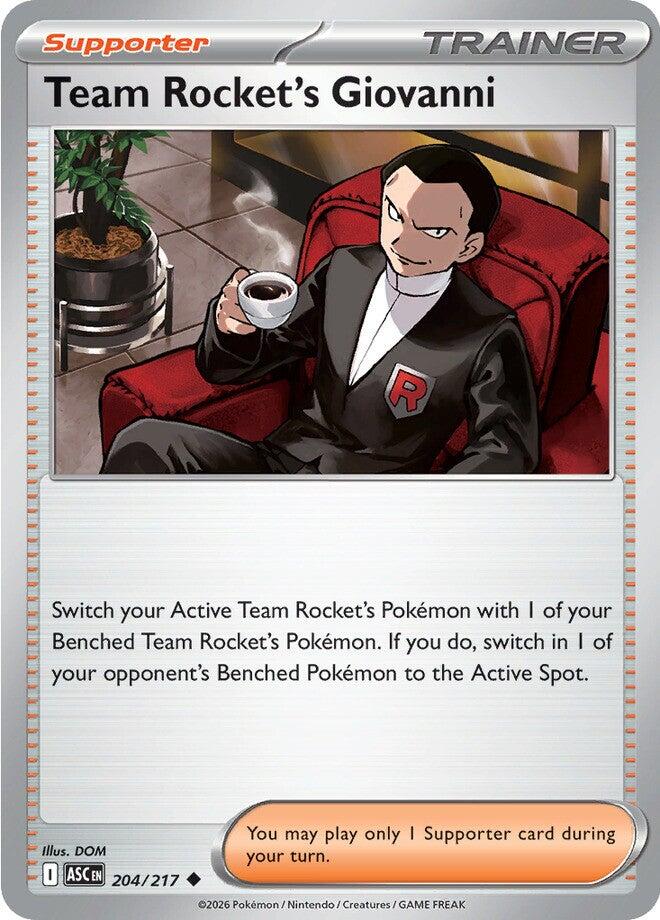 Team Rocket's Giovanni - 204/217