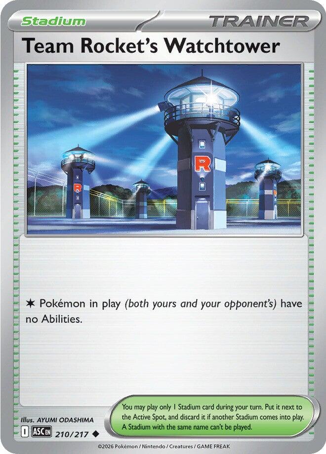 Team Rocket's Watchtower - 210/217 (Reverse Holo)