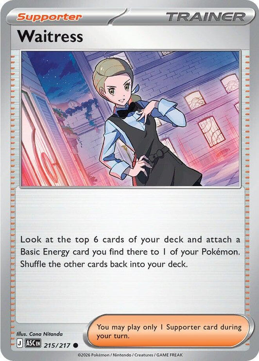 Waitress - 215/217 (Reverse Holo)