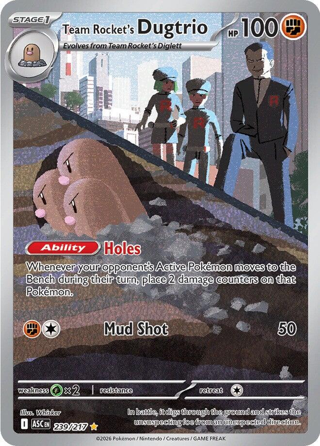 Team Rocket's Dugtrio - 239/217 (Holo)