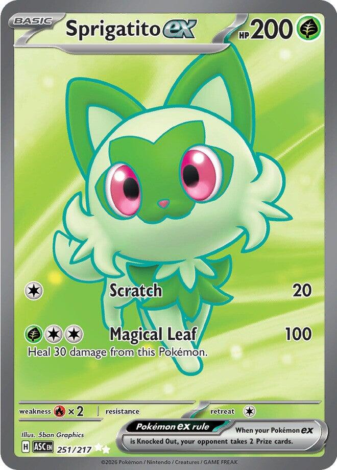 Sprigatito ex - 251/217 (Holo)