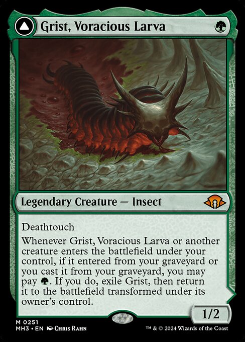 Grist, Voracious Larva // Grist, the Plague Swarm - 251 (Normal) Near Mint_Non-Foil