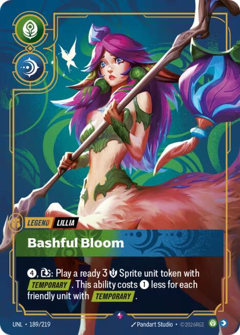 Lillia - Bashful Bloom - 189/219 (Foil)