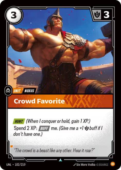Crowd Favorite - 102/219