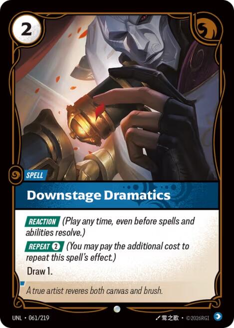 Downstage Dramatics - 061/219 (Foil)