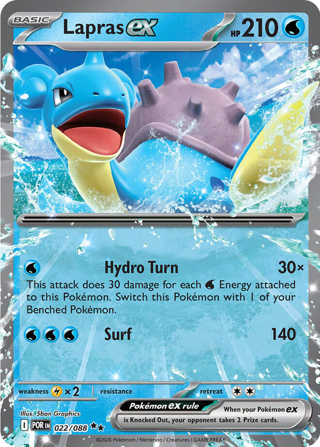 Lapras ex - 022/088 (Holo)