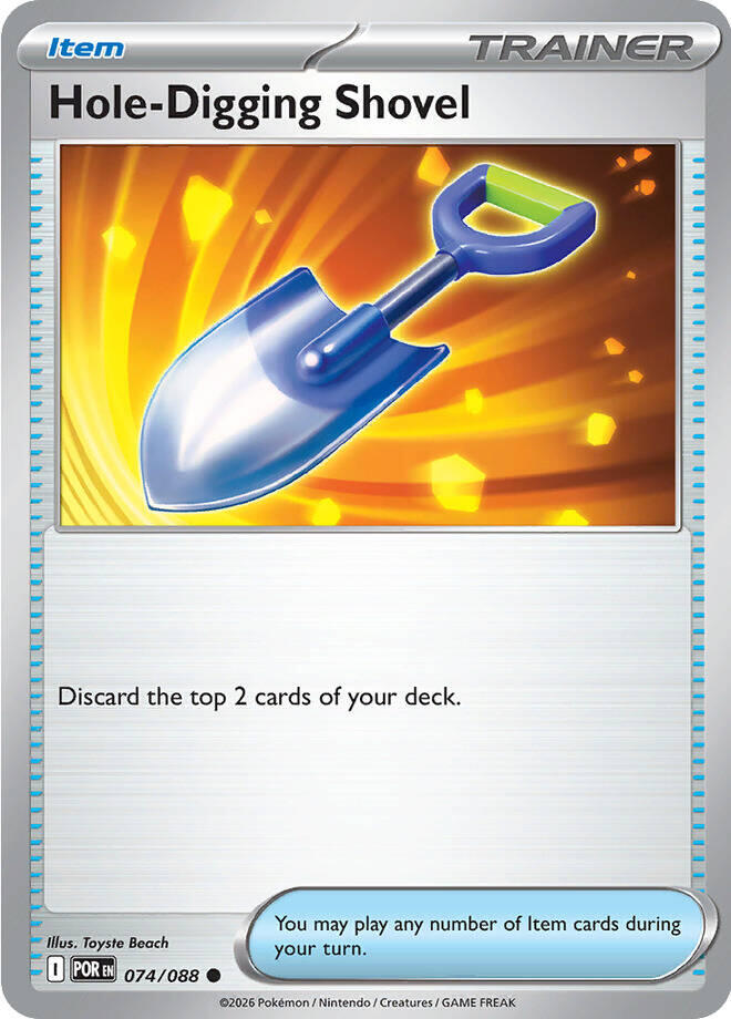 Hole-Digging Shovel - 074/088 (Reverse Holo)