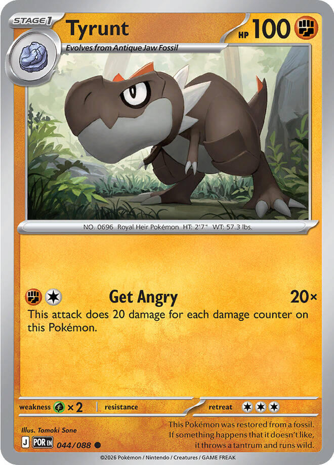 Tyrunt - 044/088 (Reverse Holo)