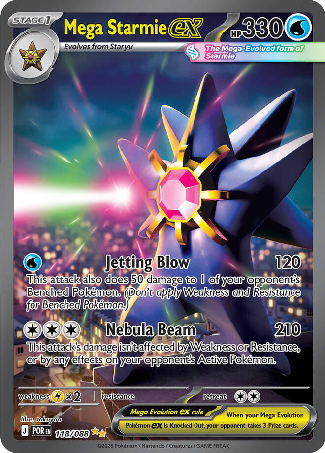 Mega Starmie ex - 118/088 Holo