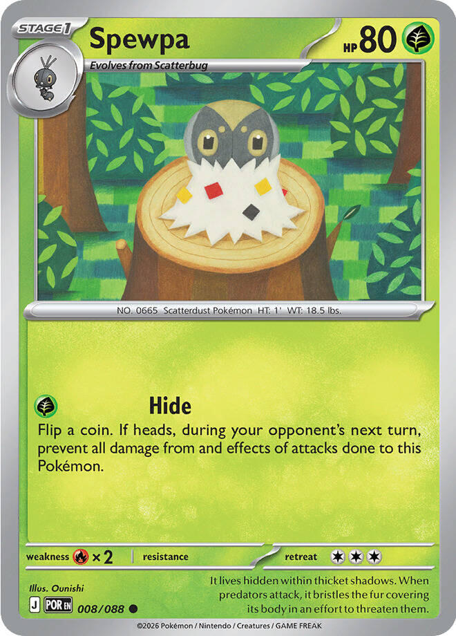 Spewpa - 008/088 (Reverse Holo)