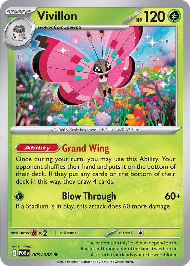 Vivillon - 009/088 (Reverse Holo)