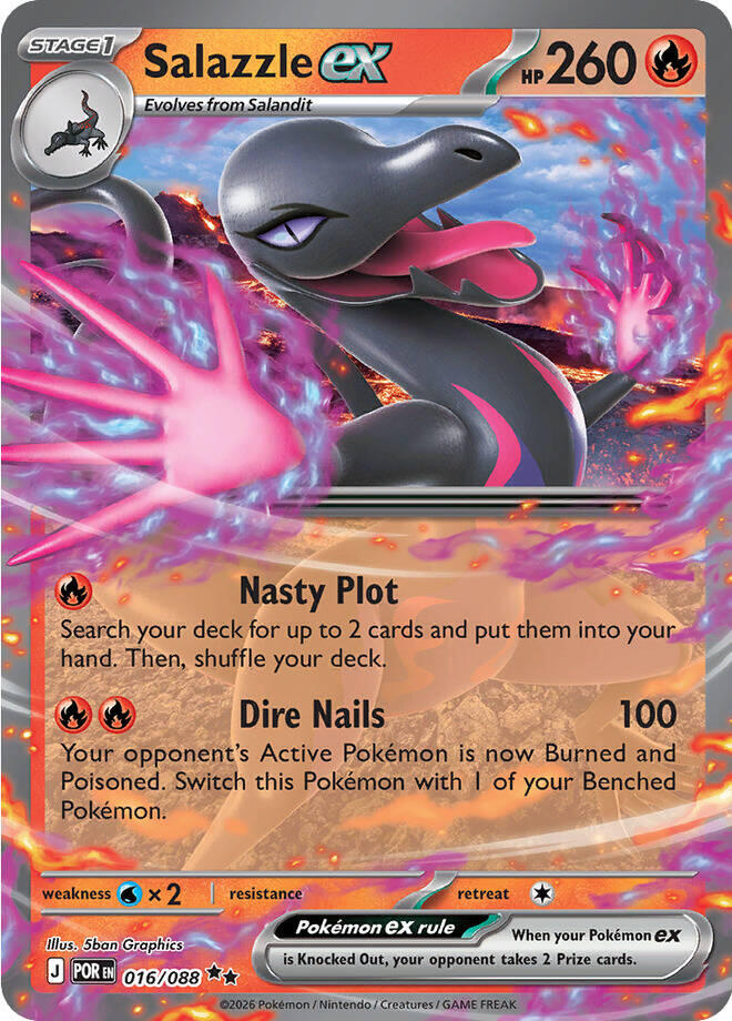 Salazzle ex - 016/088 (Holo)
