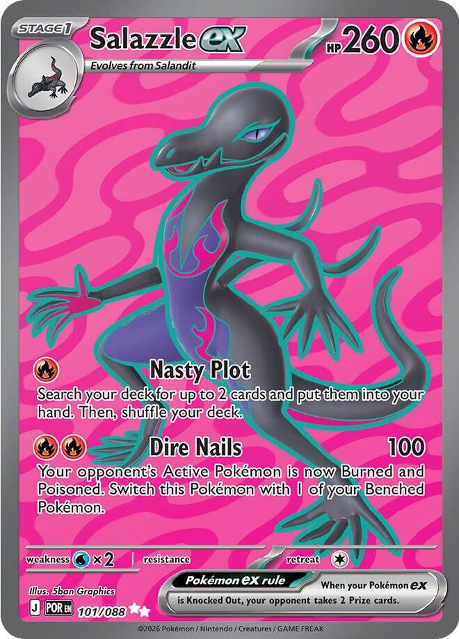 Salazzle ex - 101/088 (Holo)