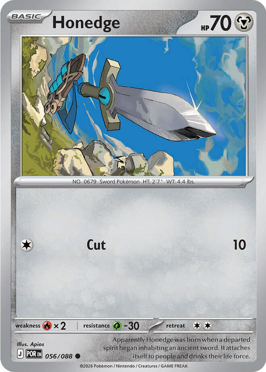 Honedge - 056/088 (Reverse Holo)