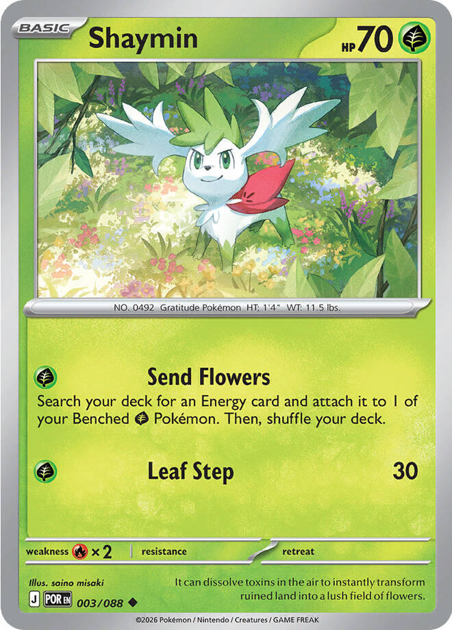 Shaymin - 003/088 (Reverse Holo)