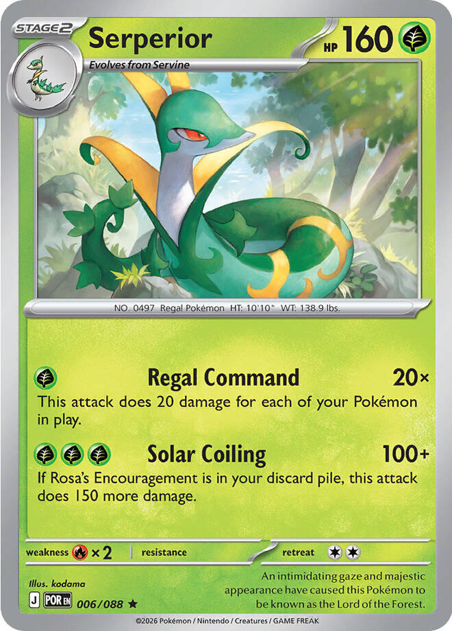 Serperior - 006/088 (Reverse Holo)