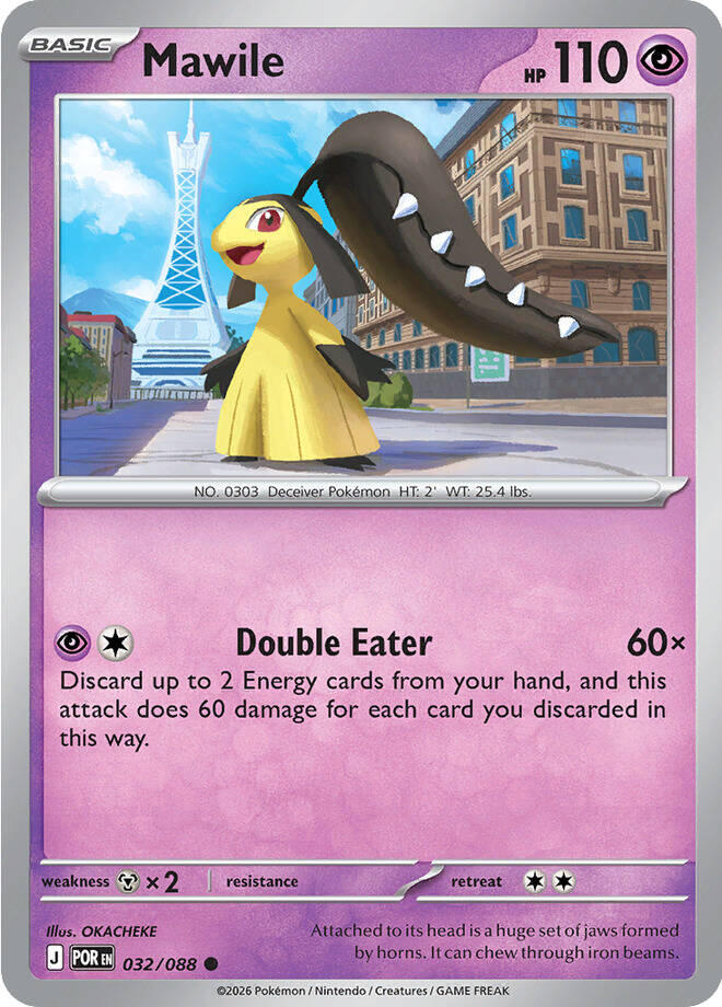 Mawile - 032/088 (Reverse Holo)