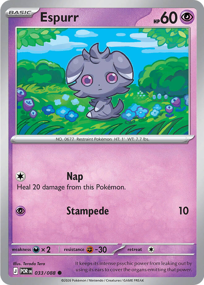 Espurr - 033/088 (Reverse Holo)