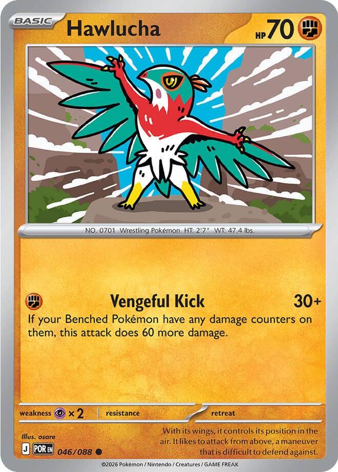 Hawlucha - 046/088 (Reverse Holo)