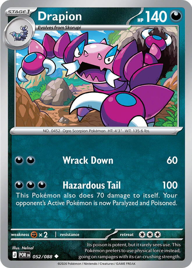 Drapion - 052/088 (Reverse Holo)