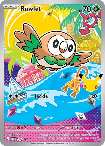 Rowlet - 043 (Holo)