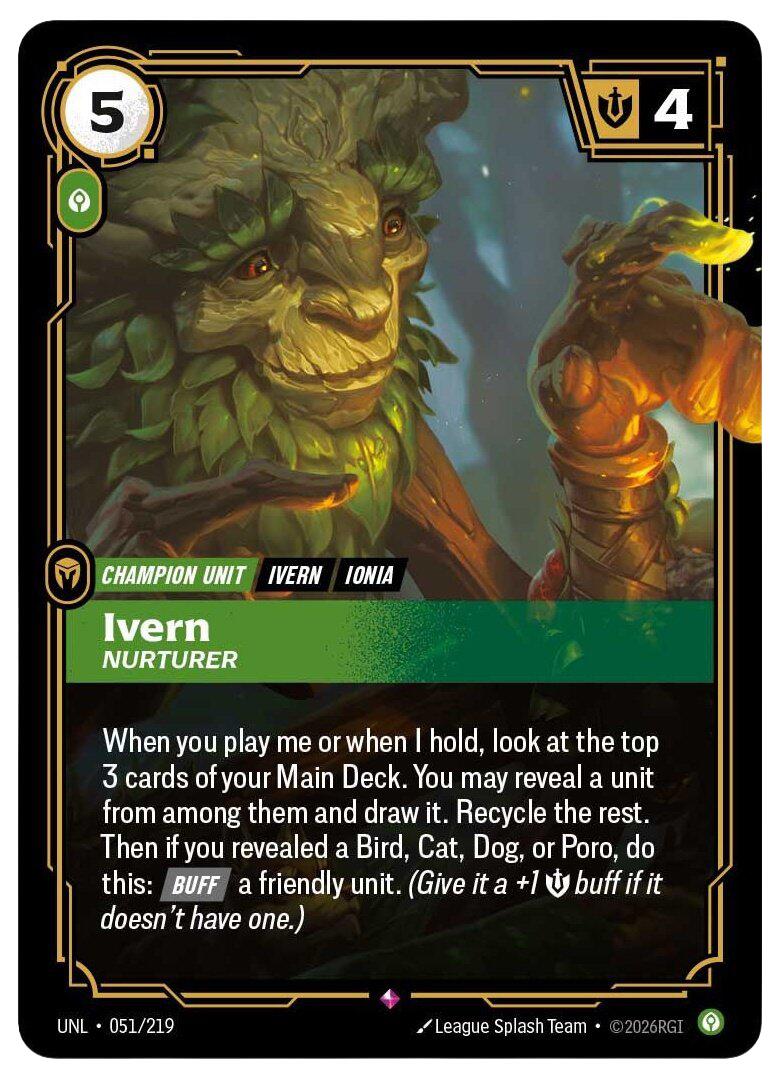 Ivern - Nurturer - 051/219 (Foil)