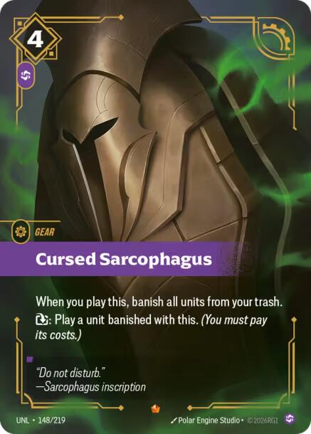 Cursed Sarcophagus - 148/219 (Foil)