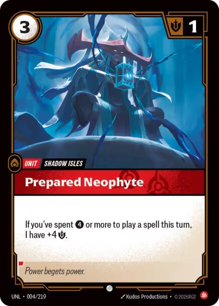 Prepared Neophyte - 004/219