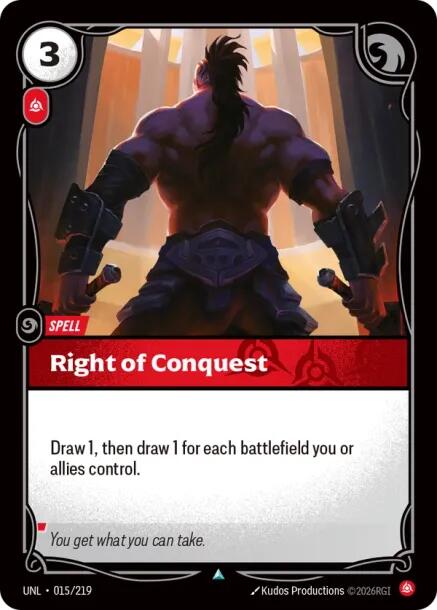 Right of Conquest - 015/219