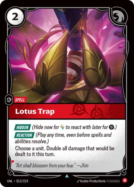 Lotus Trap - 013/219