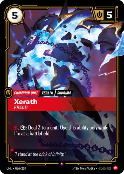 Xerath - Freed - 026/219 (Foil)
