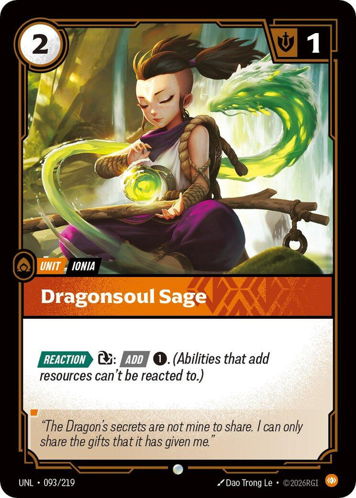 Dragonsoul Sage - 093/219 (Foil)