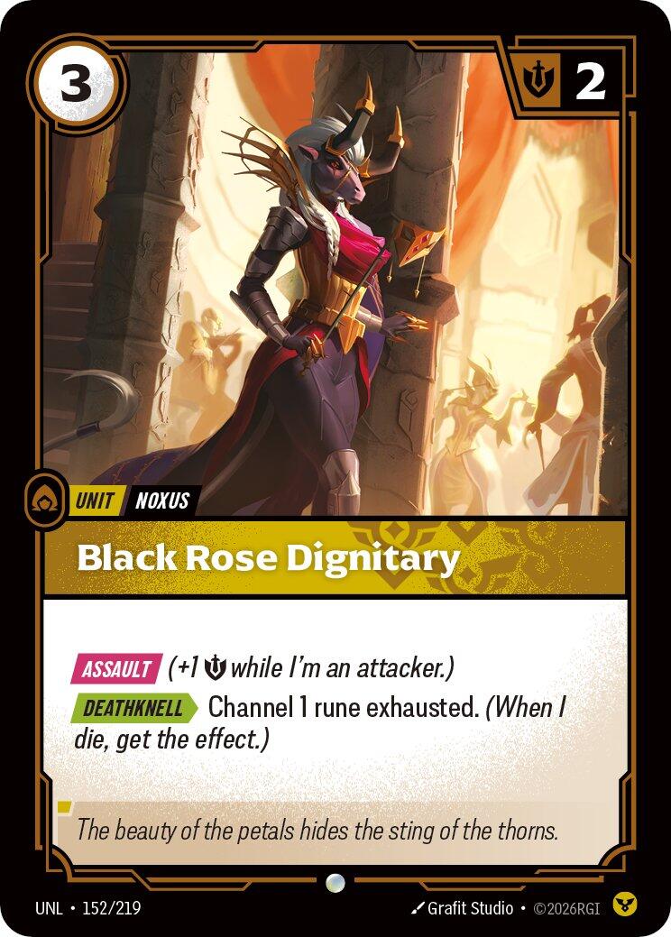 Black Rose Dignitary - 152/219 (Foil)