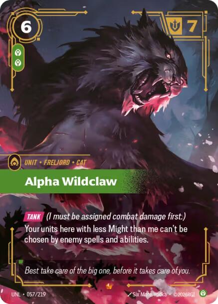 Alpha Wildclaw - 057/219 (Foil)
