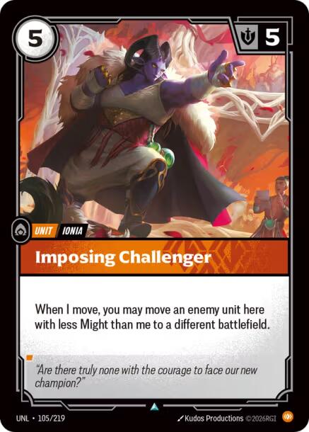 Imposing Challenger - 105/219