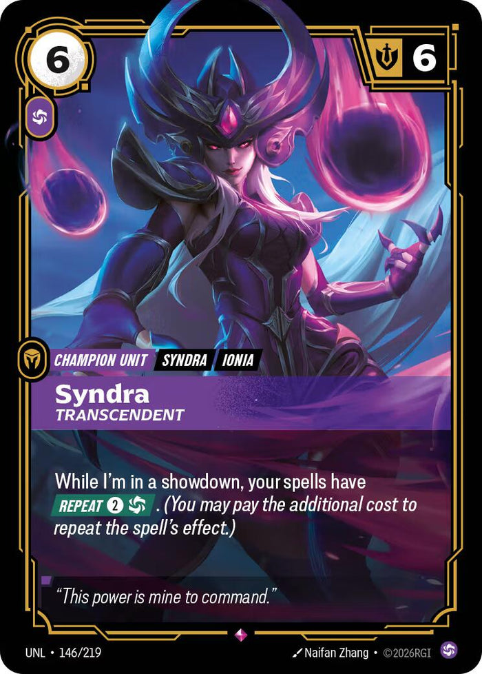 Syndra - Transcendent - 146/219 (Foil)
