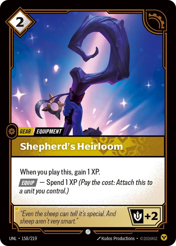 Shepherd's Heirloom - 158/219