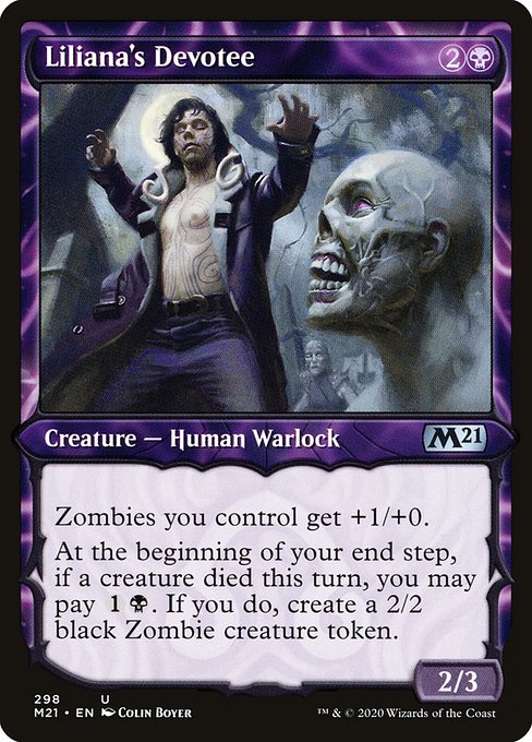 Liliana's Devotee - 298 (Foil) Near Mint_Foil