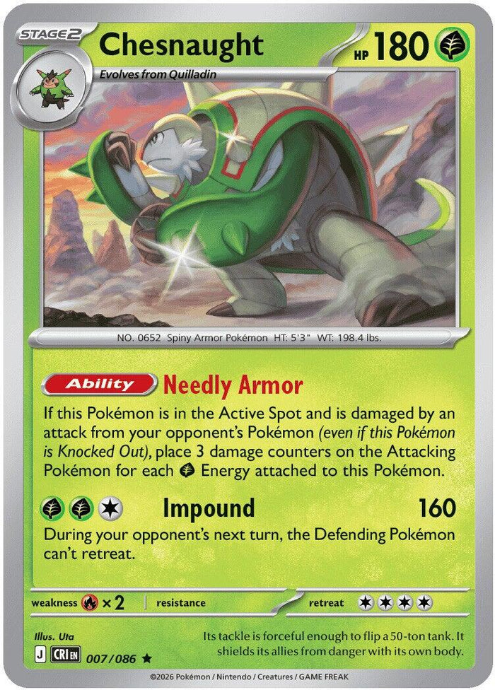 Chesnaught - 007/086 (Holo)