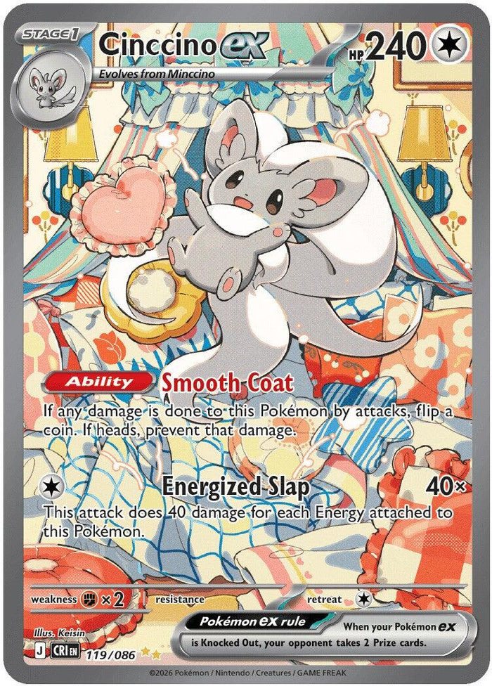 Cinccino ex - 119/086 (Holo)