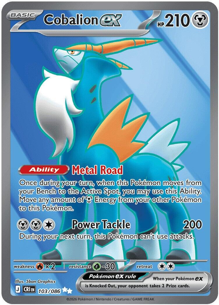 Cobalion ex - 103/086 (Holo)
