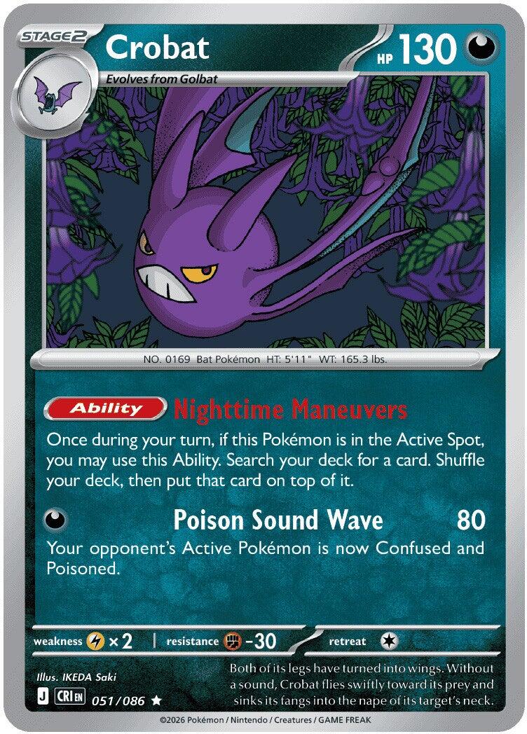 Crobat - 051/086 (Holo)