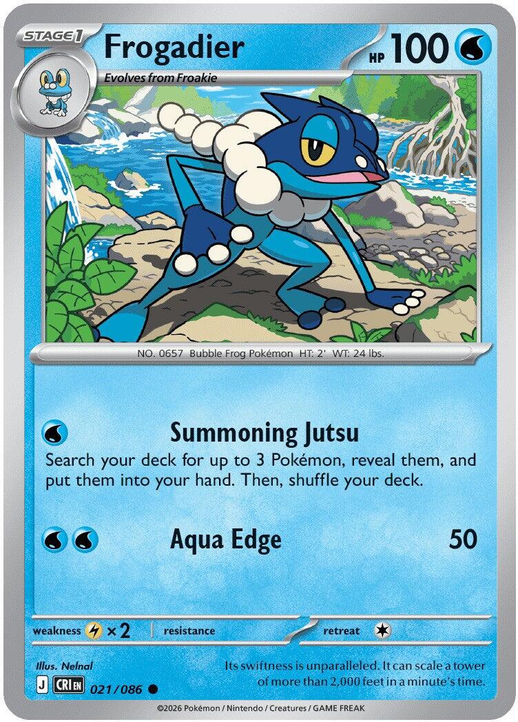 Frogadier - 021/086 (Reverse Holo)