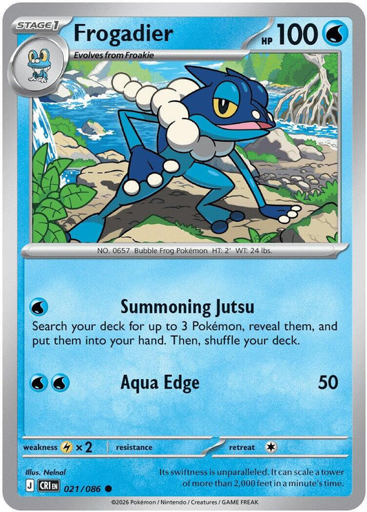 Frogadier - 021/086 (Reverse Holo)