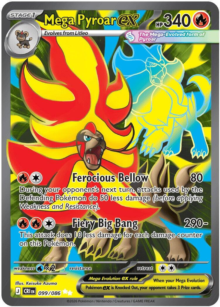 Mega Pyroar ex - 099/086 Holo