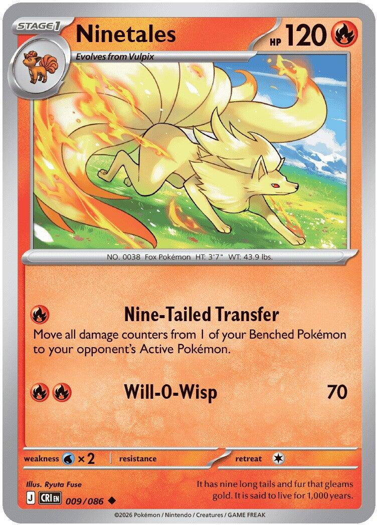 Ninetales - 009/086 (Reverse Holo)